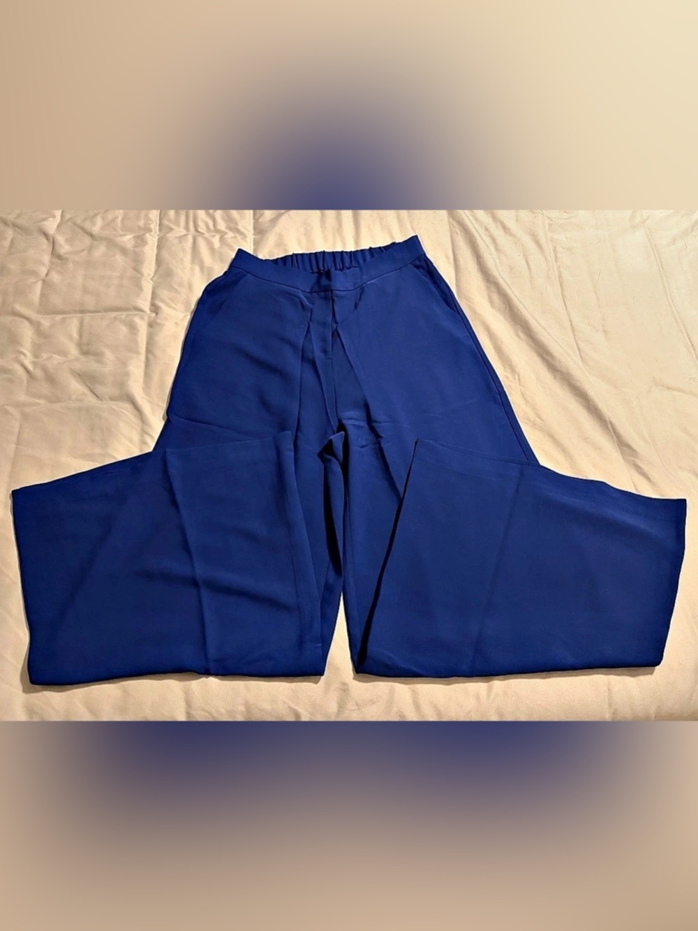 NWOT Zenana Wide Leg Pants in Blue Size Medium